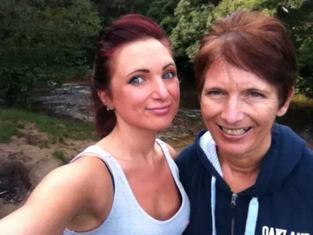 Mum and I out walking!