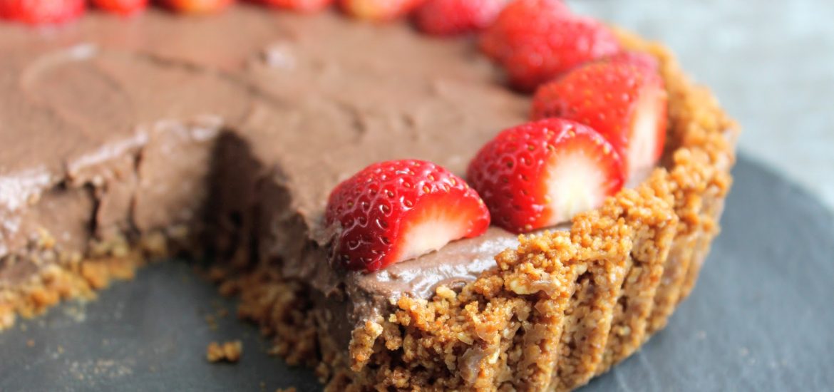 NoBake Chocolate Avocado Tart SpamellaB's Health Food Blog