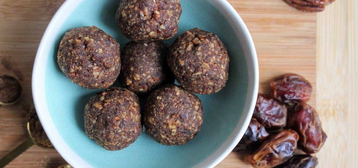 Spiced Coffee Energy Balls SpamellaB's Health Food Blog