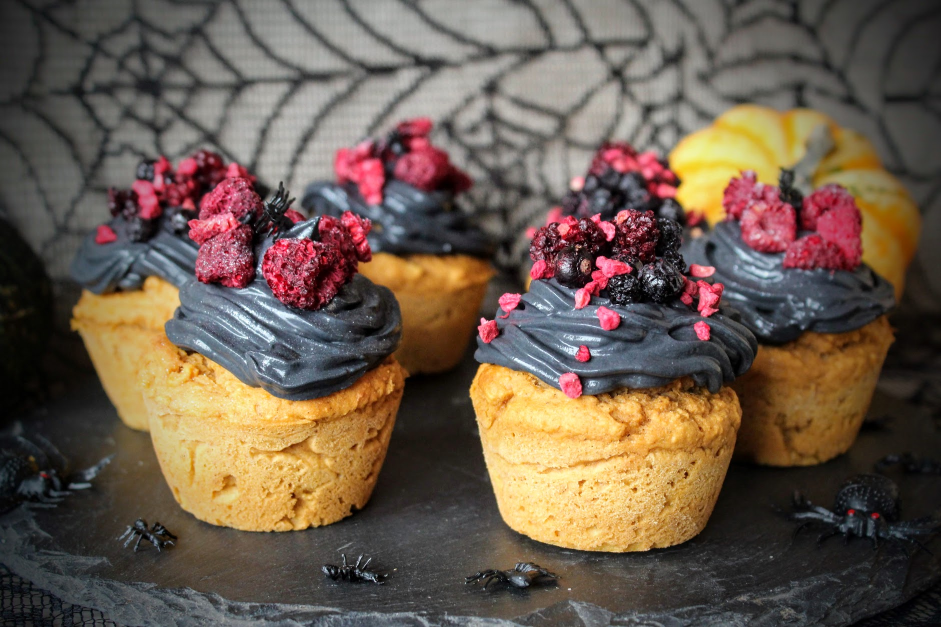 Halloween Pumpkin Muffins – SpamellaB’s Health Food Blog