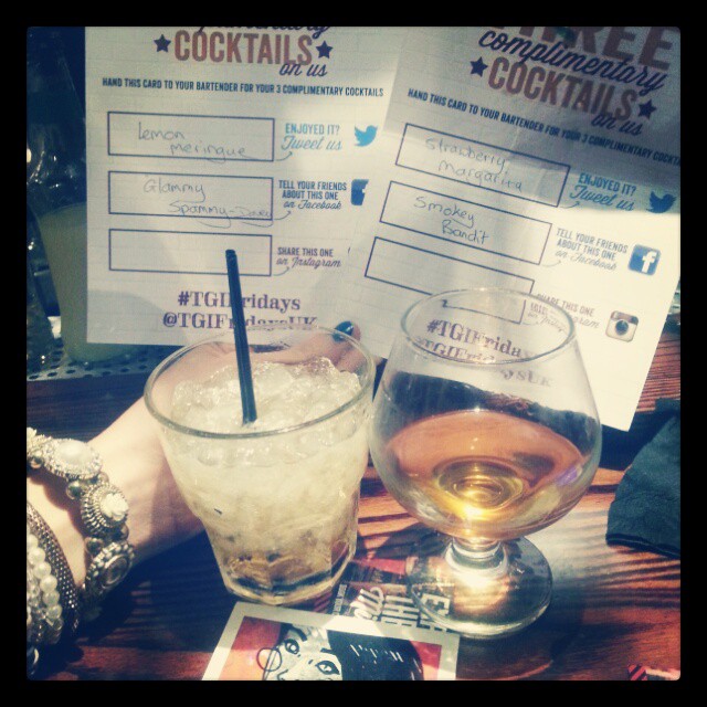 Our drinks!