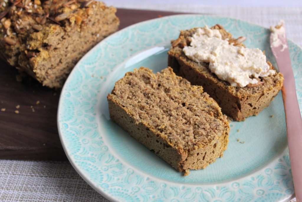 Seeded Vegan & GlutenFree Sweet Potato Bread Indulging Innocently