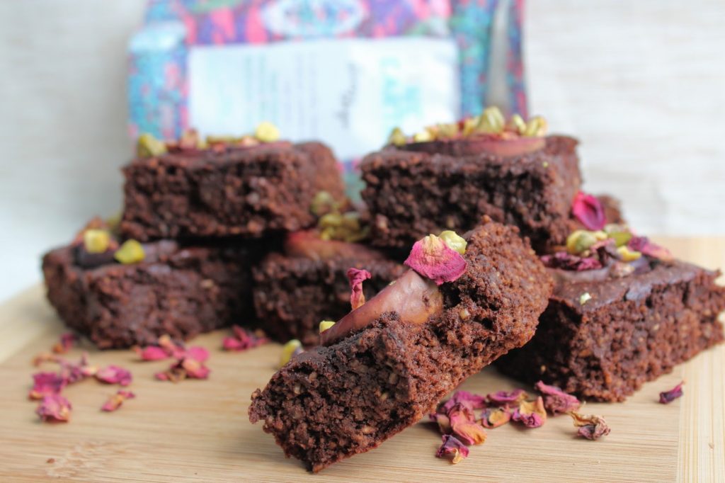 Fig & Cardamom Brownies Indulging Innocently Recipes by SpamellaB