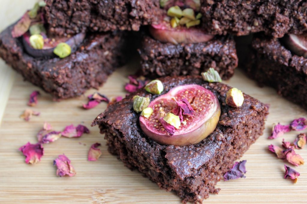 Fig & Cardamom Brownies Indulging Innocently Recipes by SpamellaB