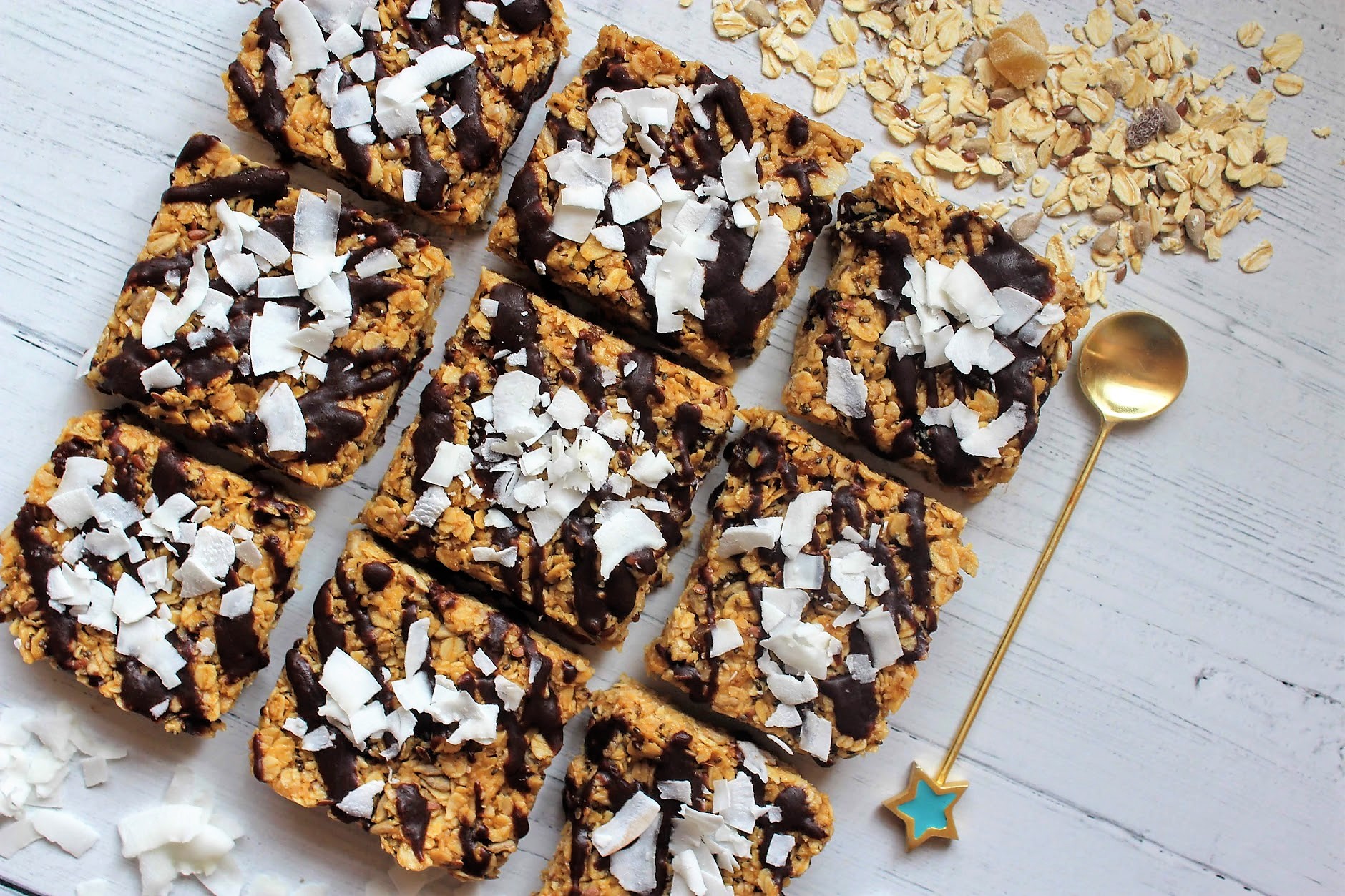 Tropical No Bake Muesli Bars Indulging Innocently Recipes by SpamellaB