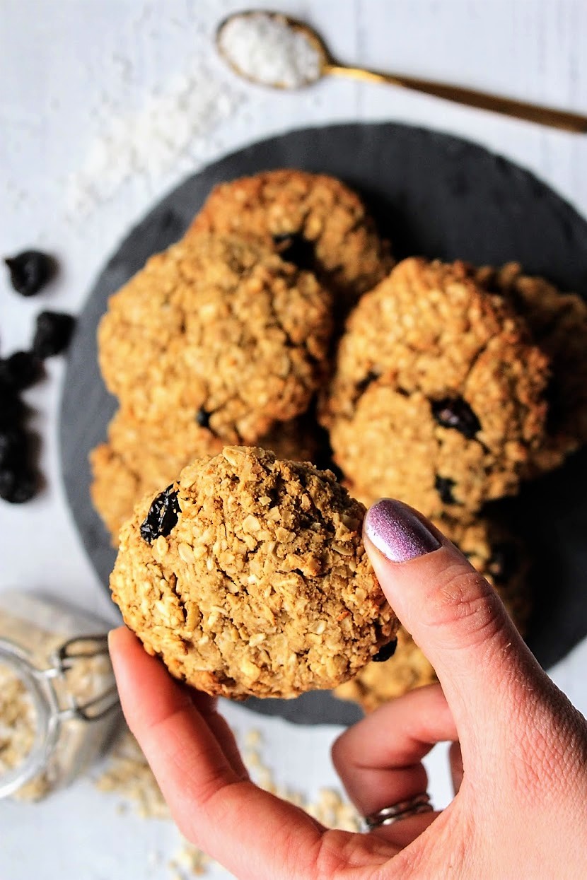 Cherry Coconut Oat Cookies Indulging Innocently Recipes by SpamellaB