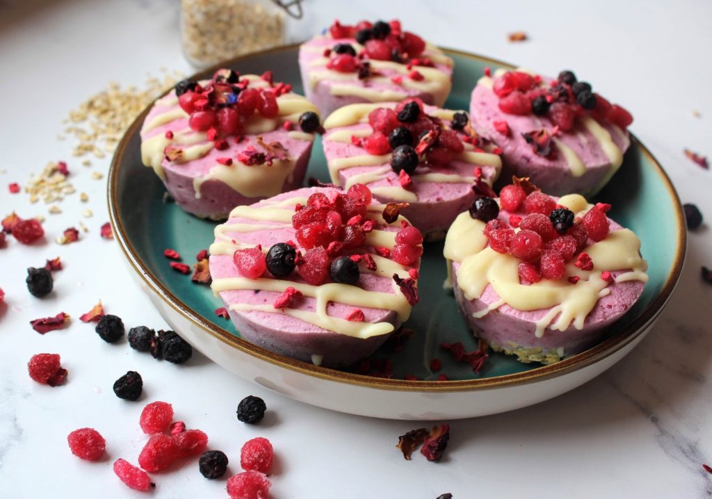 Copos de Cheesecake de Berry congelados - Blog de alimentos saudáveis ​​de SpamellaB 3