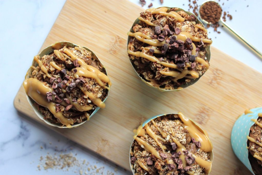 Muffins de Crumble de Café - SpamellaB's Health Food Blog 4