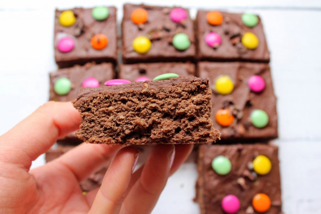 Brownies divertidos de chocolate - SpamellaB's Health Food Blog 3