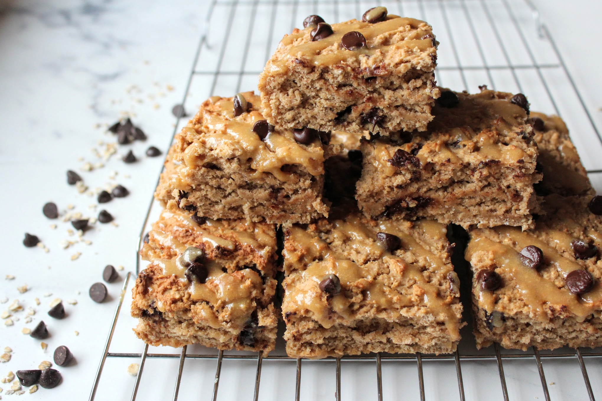 Chocolate Chip Gingerbread Protein Bars Indulging Innocently Recipes