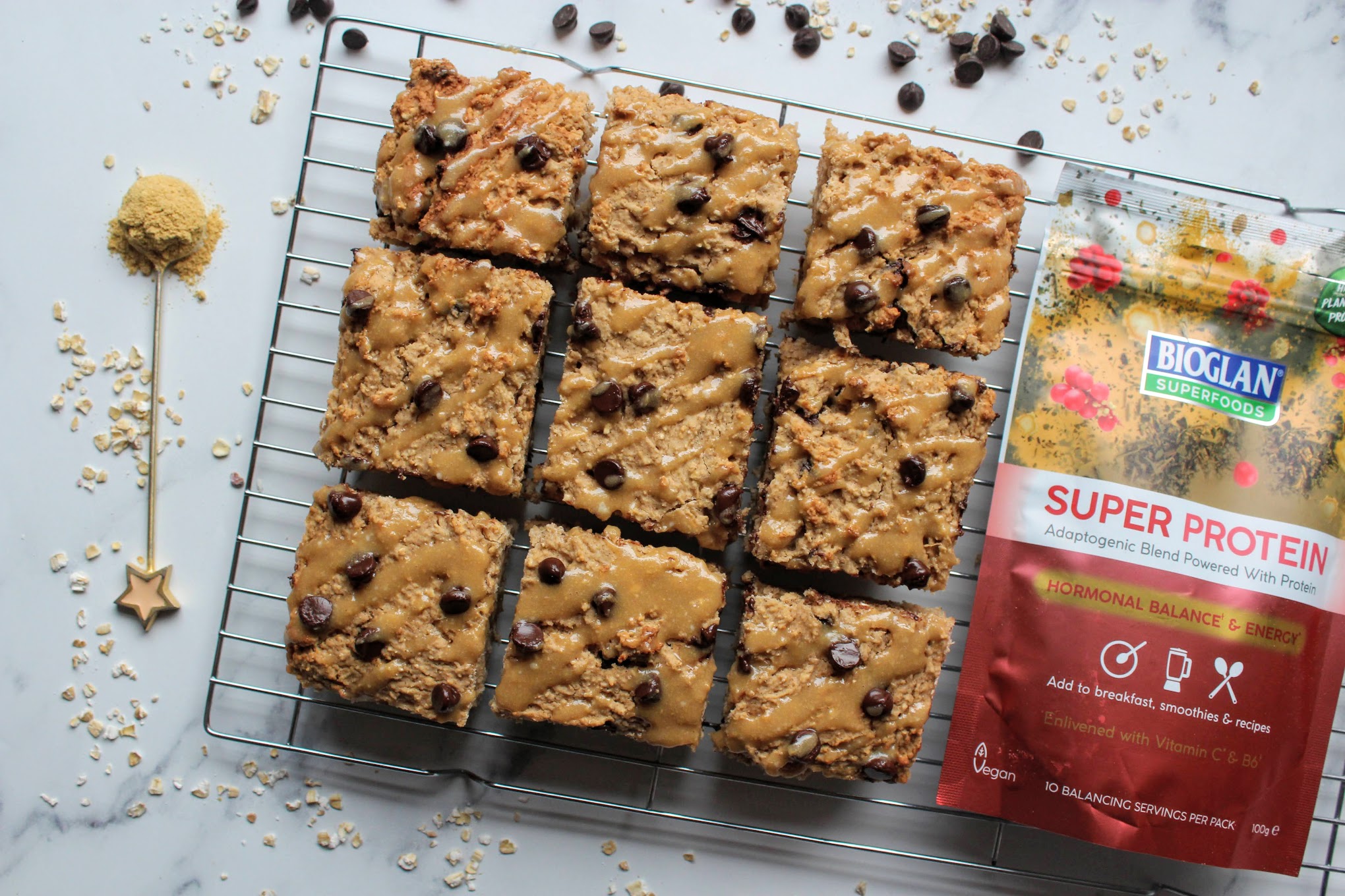 Chocolate Chip Gingerbread Protein Bars Indulging Innocently Recipes