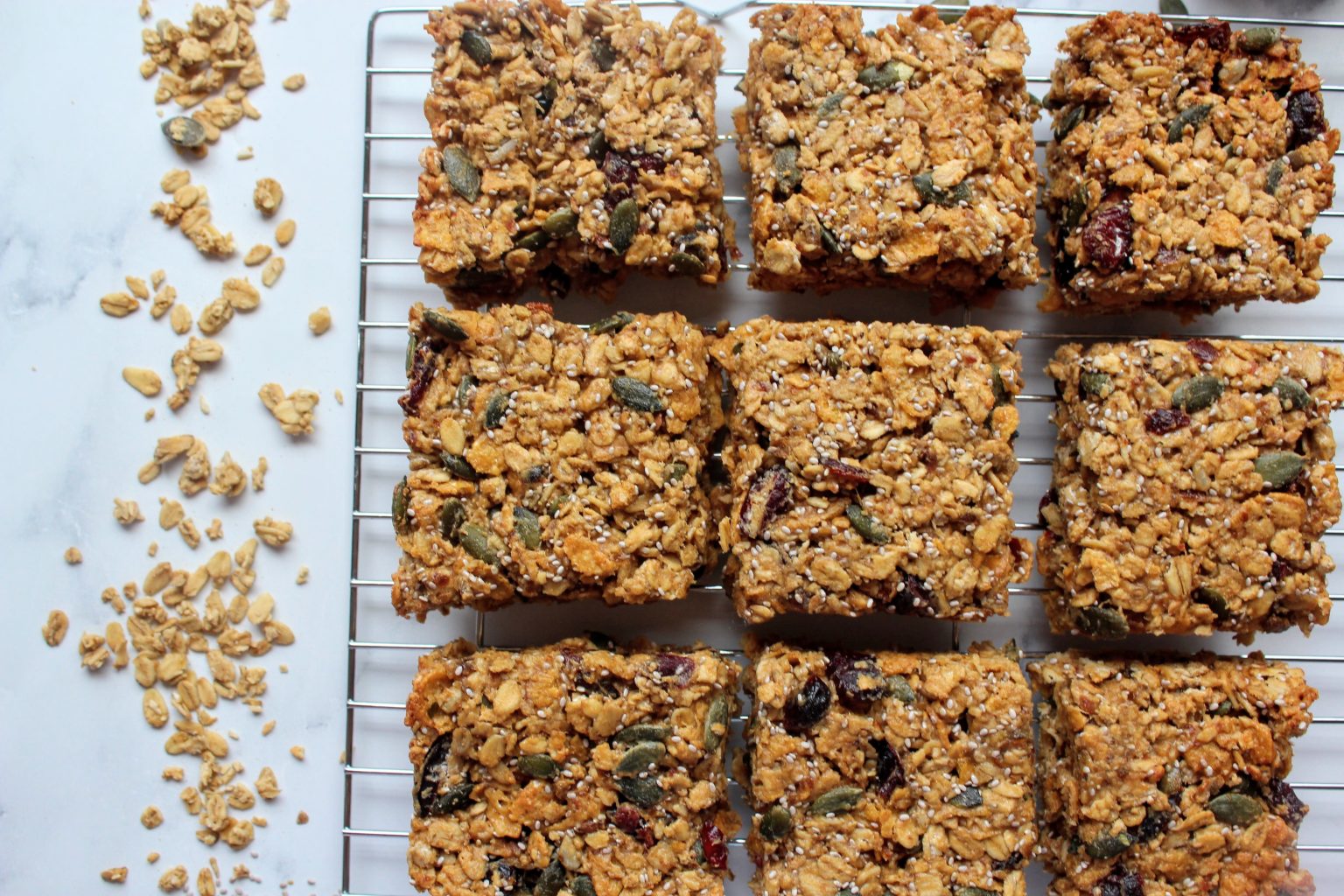 Crunchy Protein Energy Bars Indulging Innocently Recipes by SpamellaB