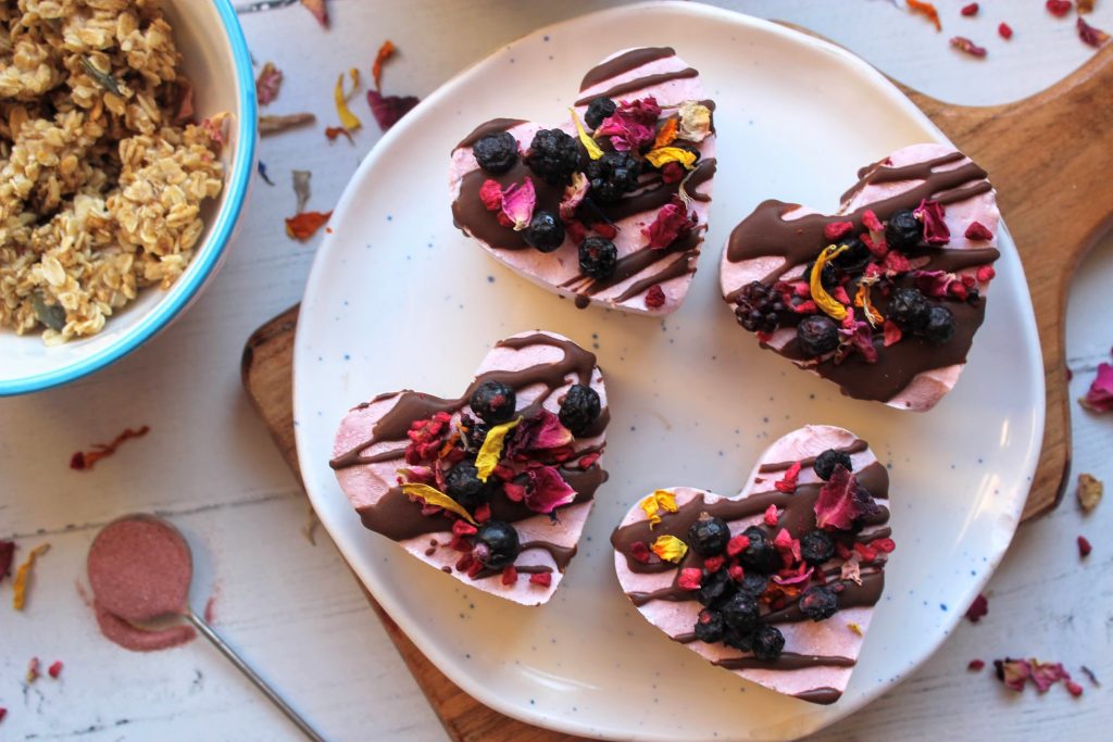 Berry Cheesecake Hearts - Blog de comida saudável do SpamellaB 4