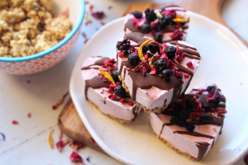 Berry Cheesecake Hearts - Blog de comida saudável do SpamellaB 7